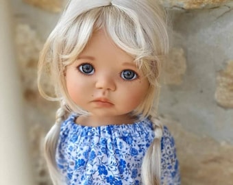 Custom doll WIG for meadowdolls -Vegan Mohair - fits 11-12" head size of dolls such as OG Blythe Gotz Bb  Saffi  Zazou Dolls