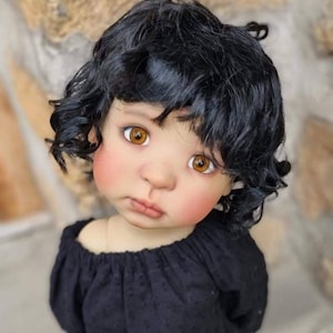 PREORDER Custom doll WIG for meadowdolls -Vegan Mohair - fits 11-12" head size of dolls such as OG  Gotz meadowdolls Ardyn Zazou Dolls