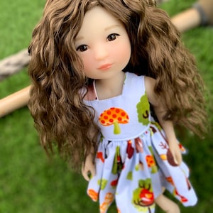 ZAMÓW W PRZEDSPRZEDAŻY PERUKĘ na zamówienie na głowę 13" Dianna Effner Little Darling, rozmiar 7-8" Siblies, Ellowyne, My Meadow Avery, Mini Pal Maru, „Stretch Cap”