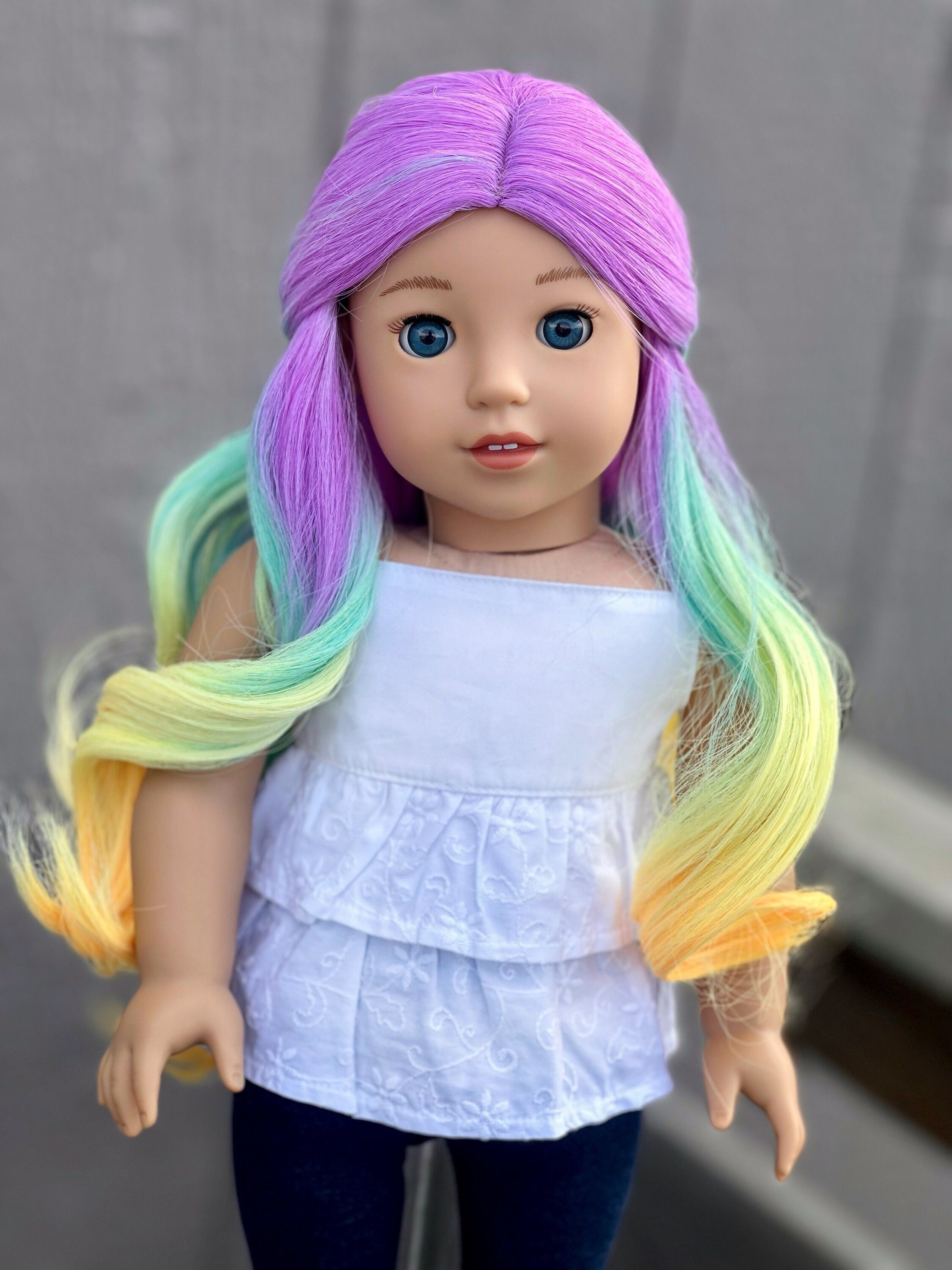 American Girl Doll Wig “Cotton Candy Fantasy”