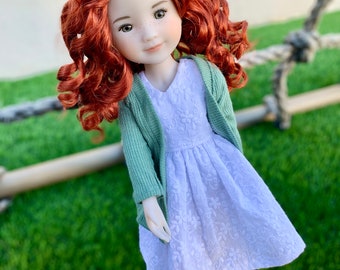 Zazou 限定ビーガン モヘア カスタム ドール ウィッグ、8～9