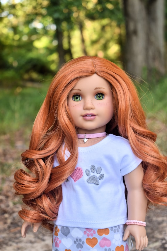 Custom 18 Inch Doll Wig MERMAID Dye Doll Wig Wig Replacement Doll of A Kind  10-11 Head Size Made to Fit 18 Doll OG Blythe Gotz Madame 