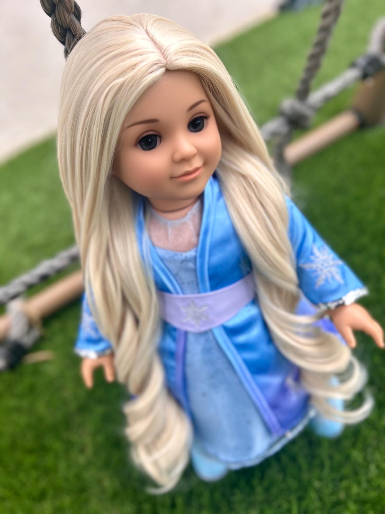 Zazou Custom Doll Wig for 18