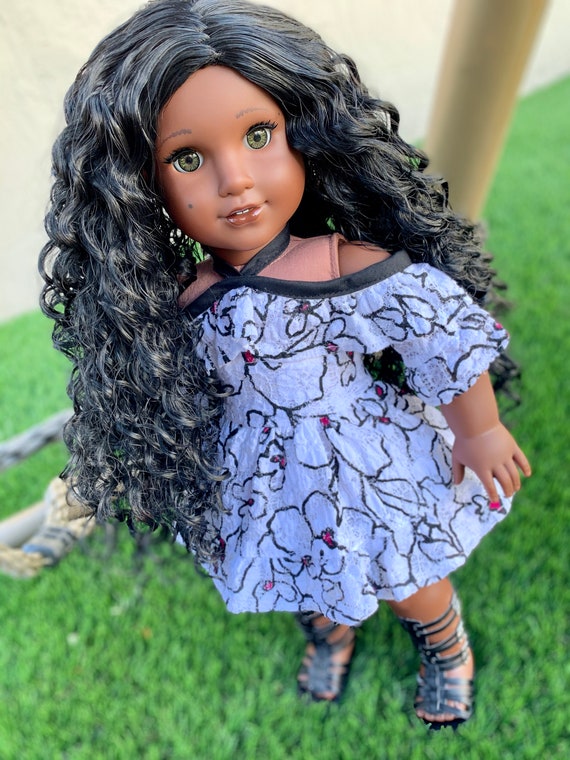 Custom Doll Wig for 18 American Girl Dolls Tangle Resistant Fits