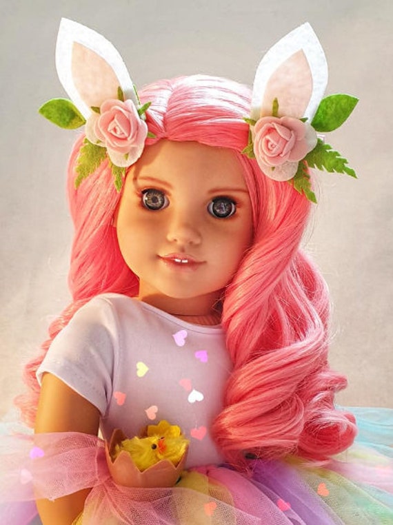Parrucca Di Ricambio Per Bambola 18 Pollici – American Girl, Gotz, Blythe – Multicolor