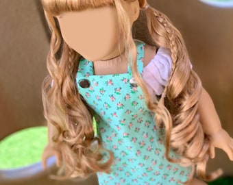 PREORDER Zazou Dolls Custom 18 Inch doll Vegan Mohair Wig | 10-11" Head Size "Stretch Cap" | Made to Fit 18’’ American Doll OG Meadowdolls