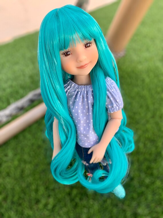 Custom Doll WIG for 14 AG Dolls Heat Safetangle Etsy