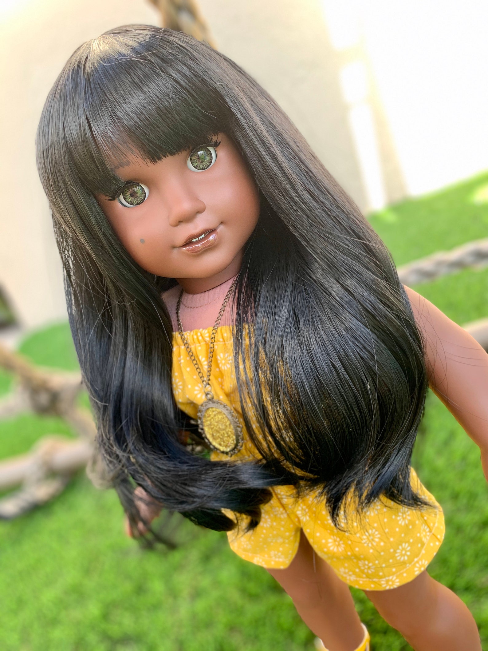 11 Custom Doll Wig fits American Girl Dolls Journey Etsy