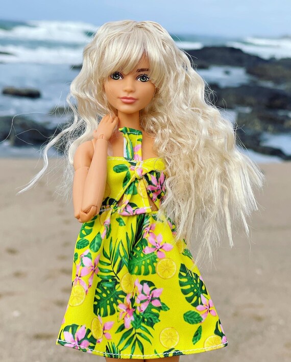 gracht caravan Weggegooid 1/6 schaal Custom PRUIK voor Barbie Fashion Doll hoofd maat - Etsy België