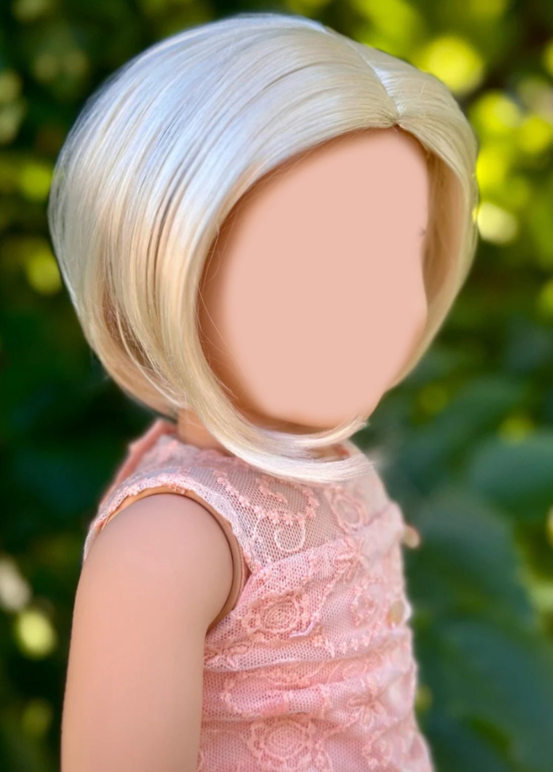 アメリカンドールカスタム 18インチドール用 ヴィーガンモヘアウィッグ