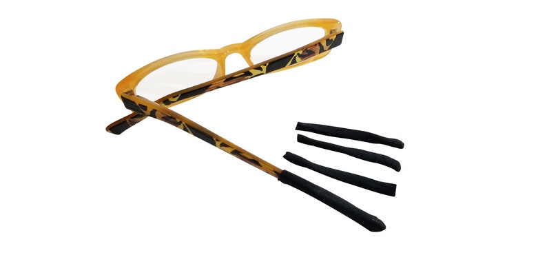 Soft Temple Tips for Glasses Arms Temple End Covers TWO-PACK, Add Colors and Designs to Eyeglasses and Sunglasses image 7