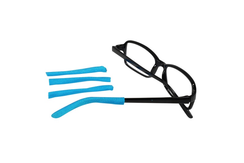 Soft Temple Tips for Glasses Arms Temple End Covers TWO-PACK, Add Colors and Designs to Eyeglasses and Sunglasses image 1