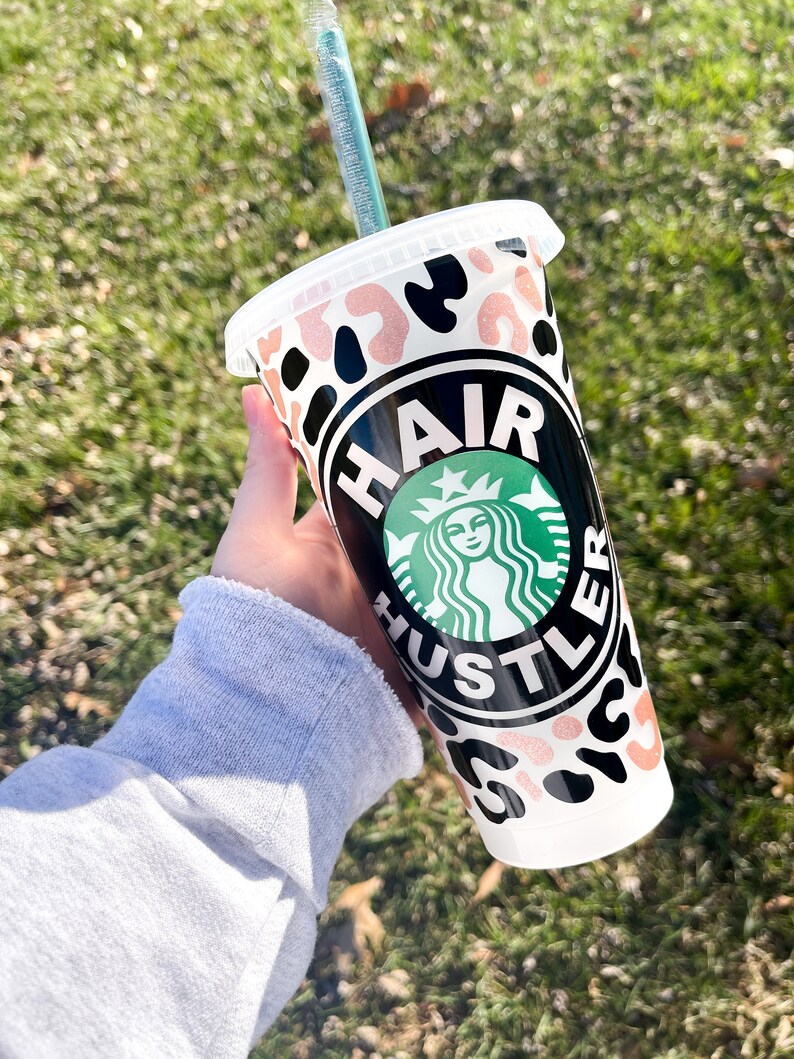 Hair Hustler Starbucks Cup Hair Stylist Starbucks Cup Etsy