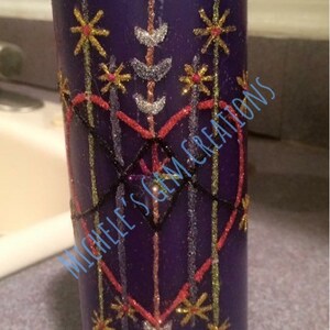 Scarlett's seduction spell candle image 1