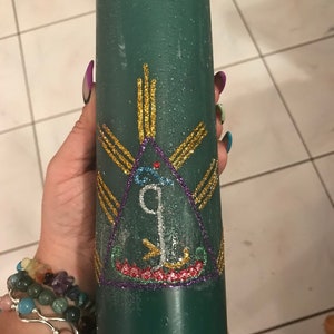 Goddess Lakshmi spell candle
