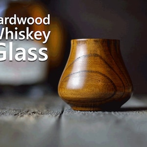 Hardwood Whiskey Tasting Glass