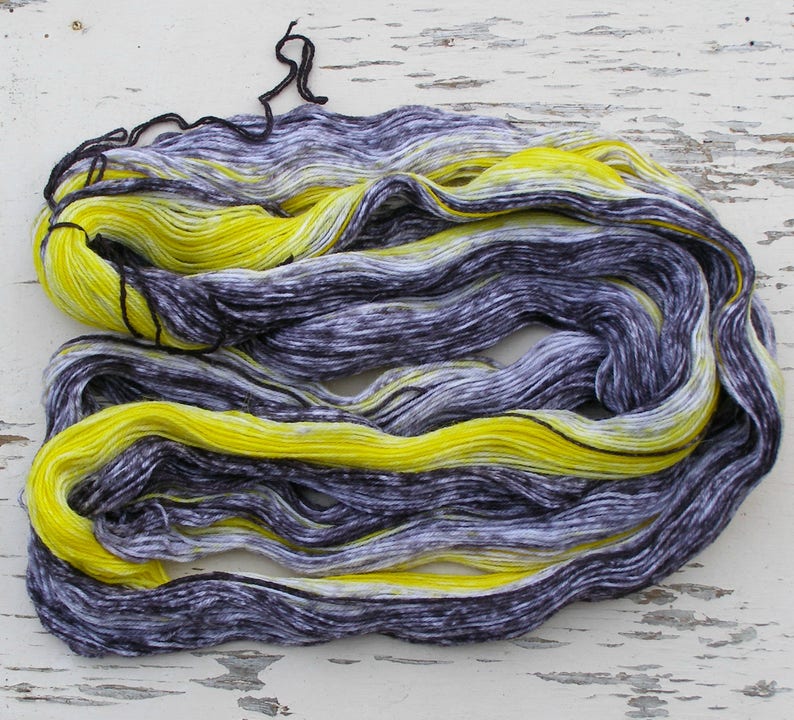 Long Colorways Alpaca Wool Yarn, Gradient Dyed Ombre image 2
