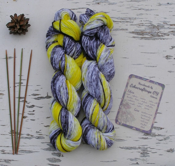 Long Colorways Alpaca Wool Yarn, Gradient Dyed Ombre