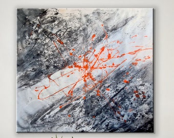 Painting original canvas, large abstract wall art, modern art painting original, home office wall decor, acrylic abstract art, handmade art