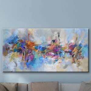 Giclee prints fine art, abstract painting canvas original, modern artwork for walls, large home art, art painting original colorful, prints