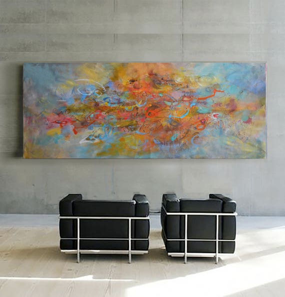 Livingroom Decor Painting Extra Large Wall Art