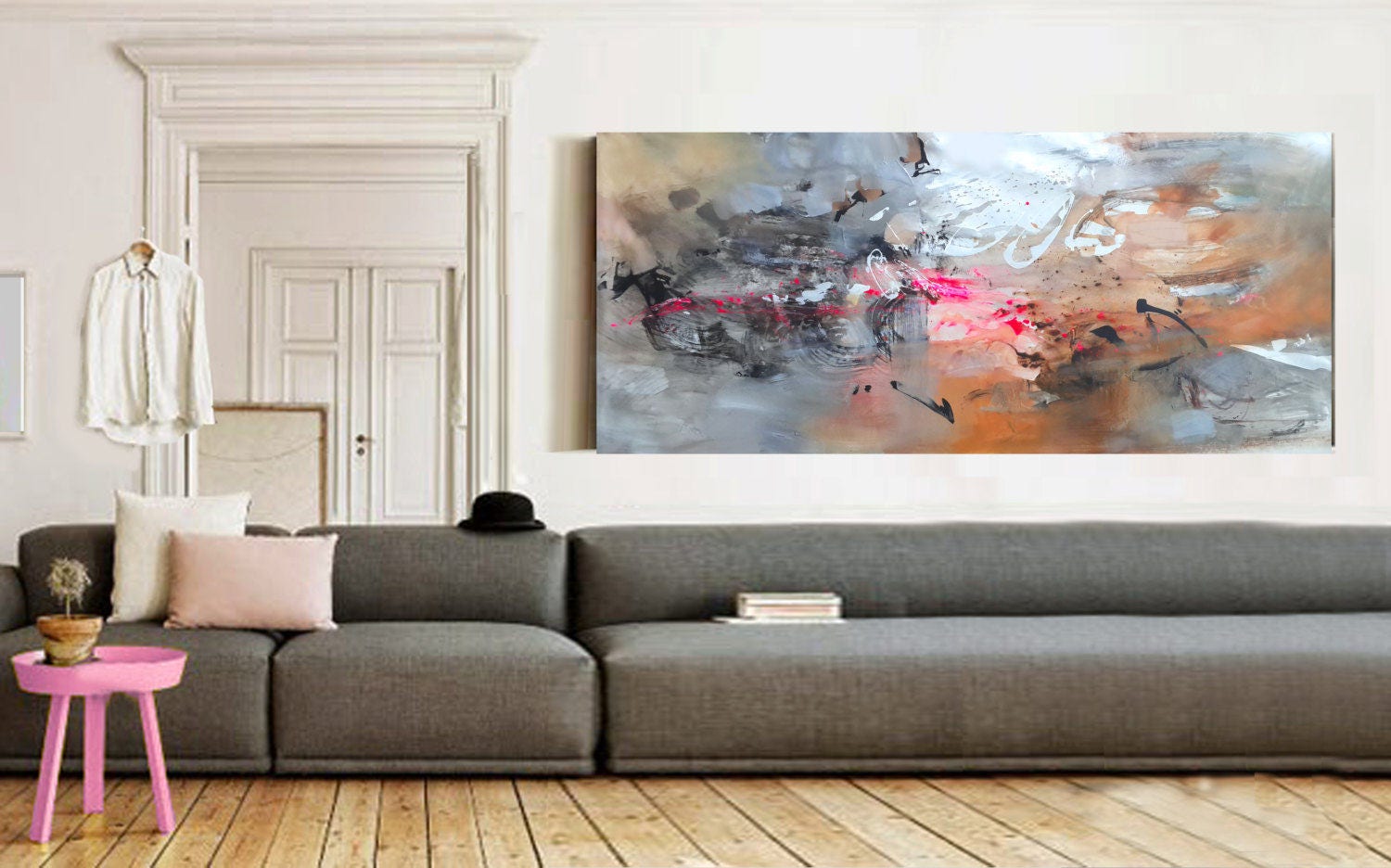 Giclee Print Canvas Living Room Art Print Large Original Etsy