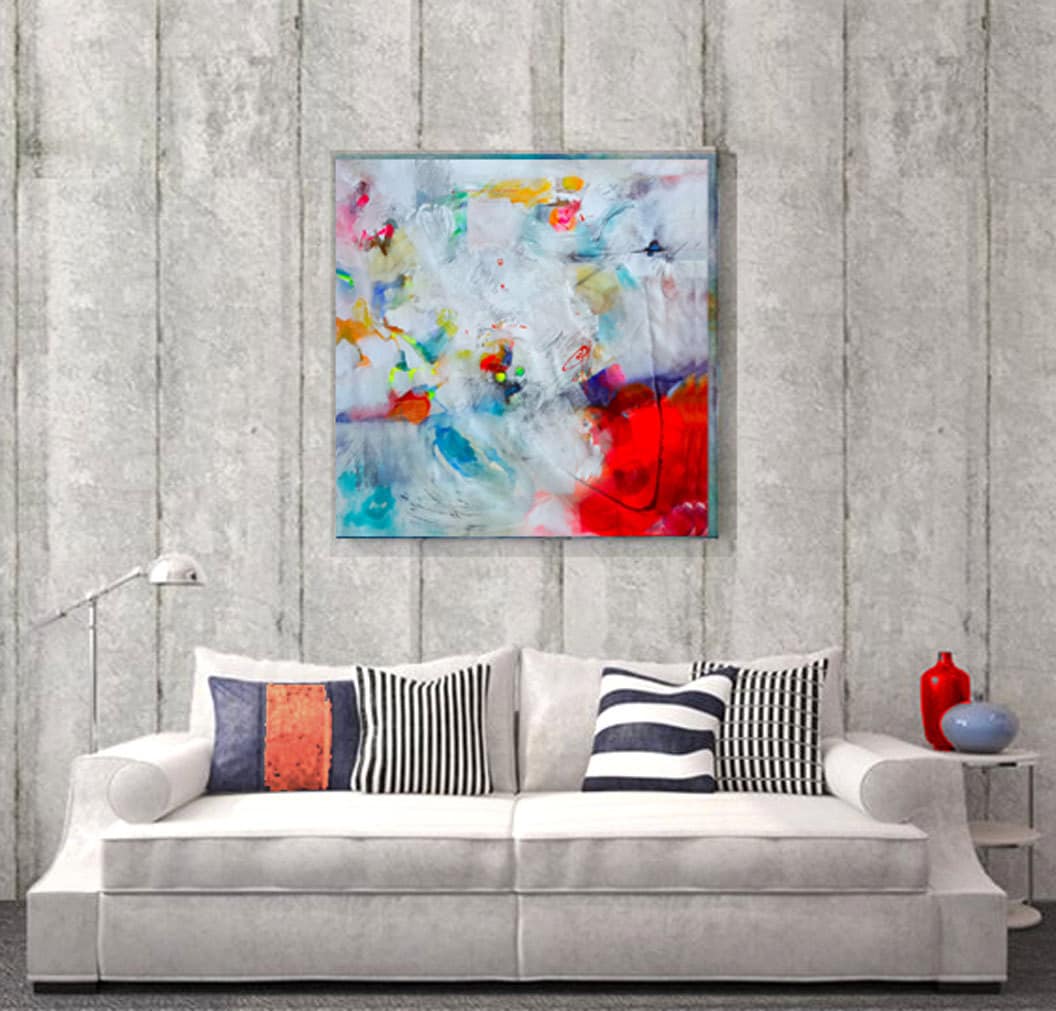 Abstract painting on canvas Modern art abstract painting Etsy