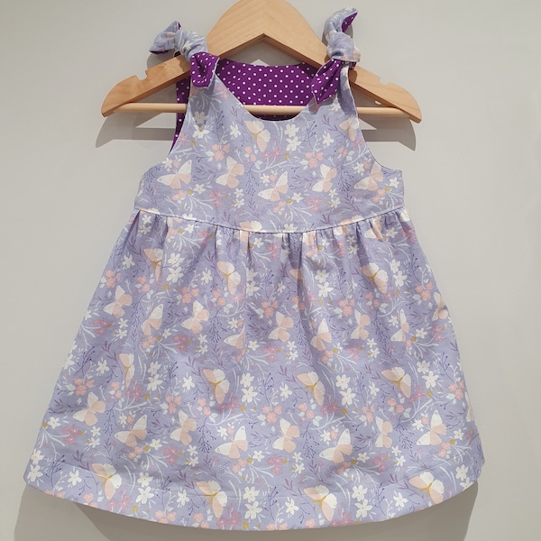 Girls dress. Aged 1.( other sizes up to aged 14 available in fabrics of your choice )