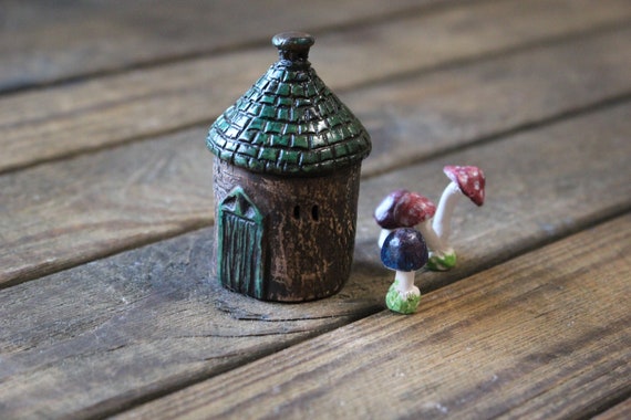 handmade miniature houses