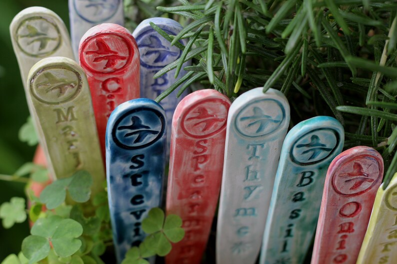 Custom Garden Stakes Garden Stakes décor Garden marker Herb Etsy