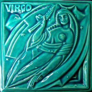 Retro Deco ZODIAC VIRGO