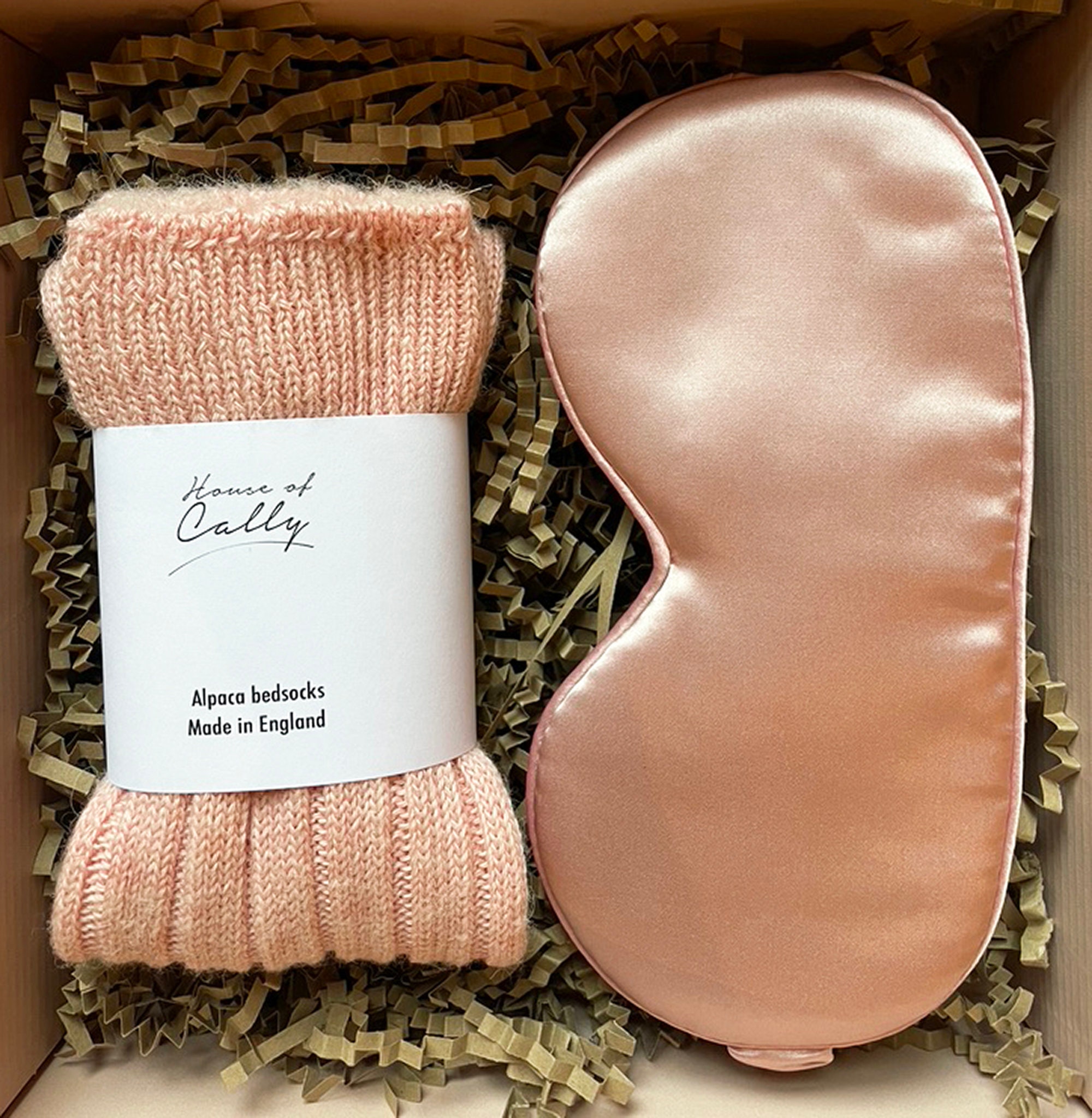 Luxury Gift Set Alpaca Wool Bed Socks & Silk Eye Mask Warm Etsy UK