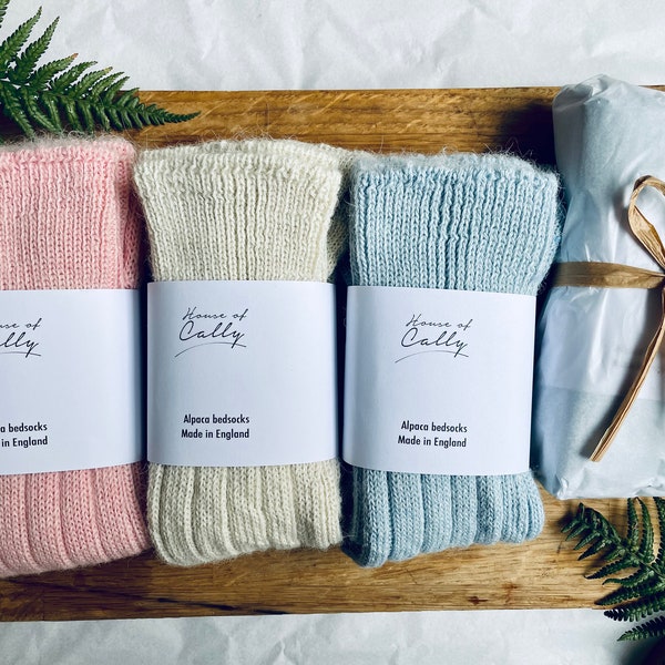 Luxuriöse Alpaka-Wollsocken, Bettsocken, weiche gemütliche Lounge-Socken, 90 % Alpaka, Woll-Wintersocken, flauschige Socken, Woll-Alpaka-Socken, Haussocken