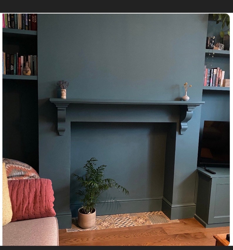 100 Cm Long Joinery Grade Pinewood Mantel With Corbelsbarewood Etsy UK