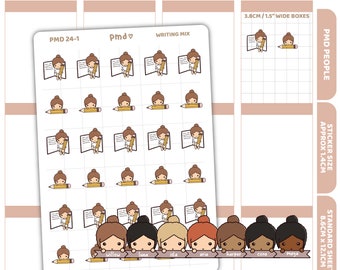 Writing Stickers | PMD People Planner Stickers | PMD24