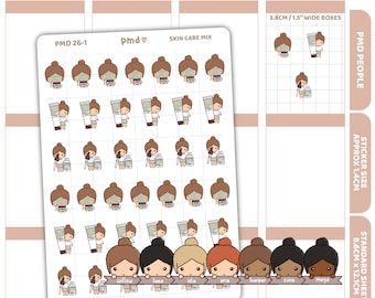 Skin Care Stickers | PMD People Planner Stickers | PMD26