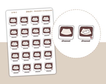 Ultrasound Stickers | Planner Stickers | D18