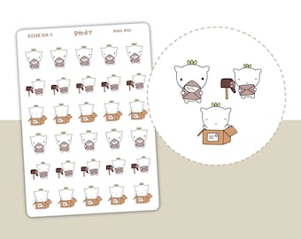 Mail Stickers | Eche Character Planner Stickers | ECHE04-N