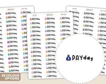 Pay Day Stickers | Planner Stickers | FI10