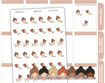 Pilates Stickers | PMD People Planner Stickers | PMD35