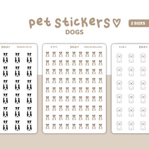 Dog Stickers | Pet Stickers | 60+ Breeds | Planner Stickers | PET01