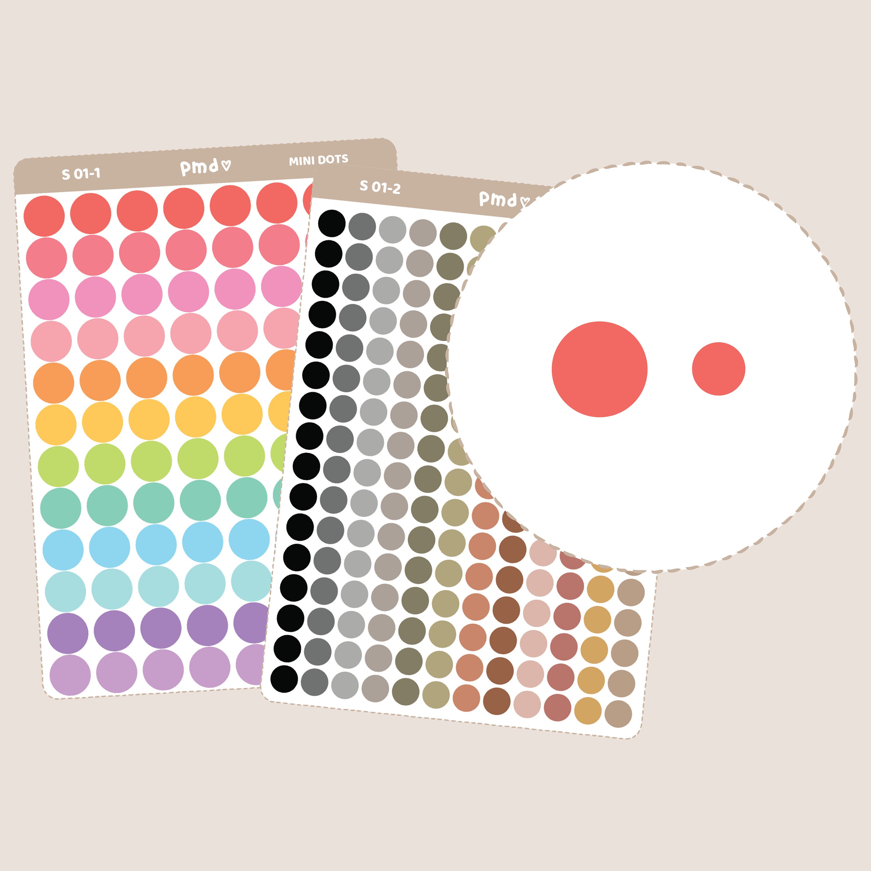 Dot Stickers | Planner Stickers | S01