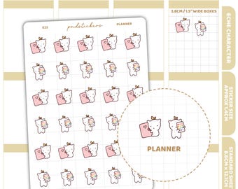 Plannerstickers | Eche-personageplannerstickers | E22