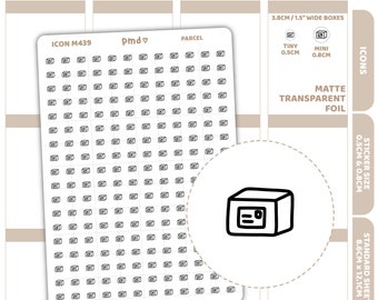 Parcel Dot Icon Stickers | Planner Stickers | 439