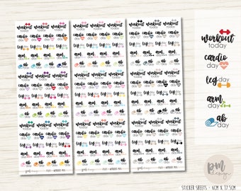 Workout Stickers - Planner Stickers - FS03