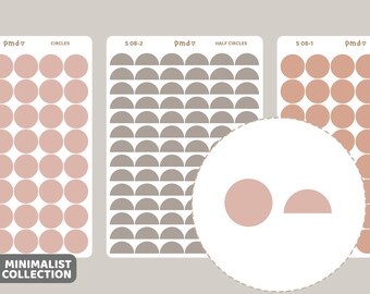 Half Inch Circle Stickers Labels - Etsy