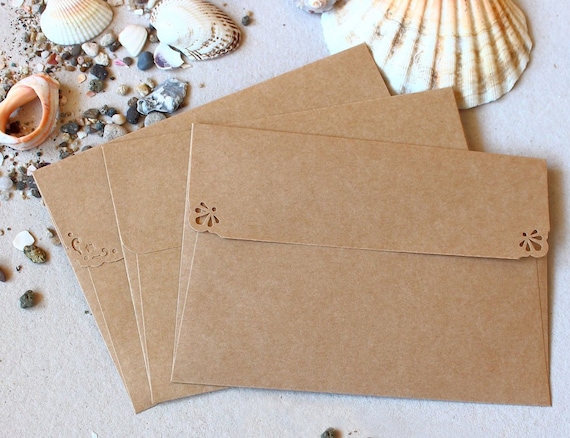 100 kraft enveloppen groot formaat C5 enveloppen A5 bruiloft - Etsy