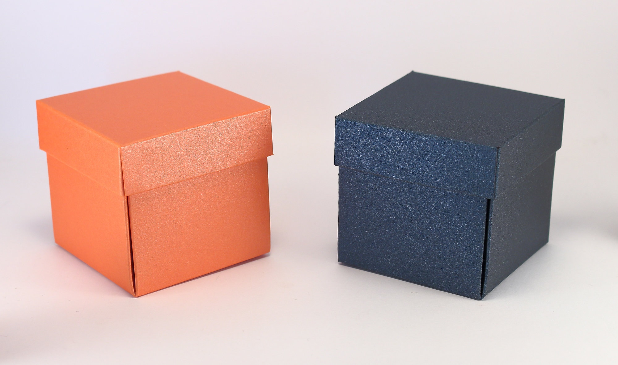 10 Favor Boxes 4x4x4 Cube Boxes with Lids Luxury Favor Boxes Etsy