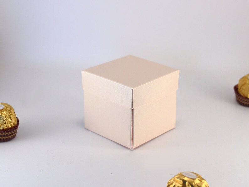 10 Coral Gift Boxes Birthday Bridal Shower Favor Boxes With Etsy