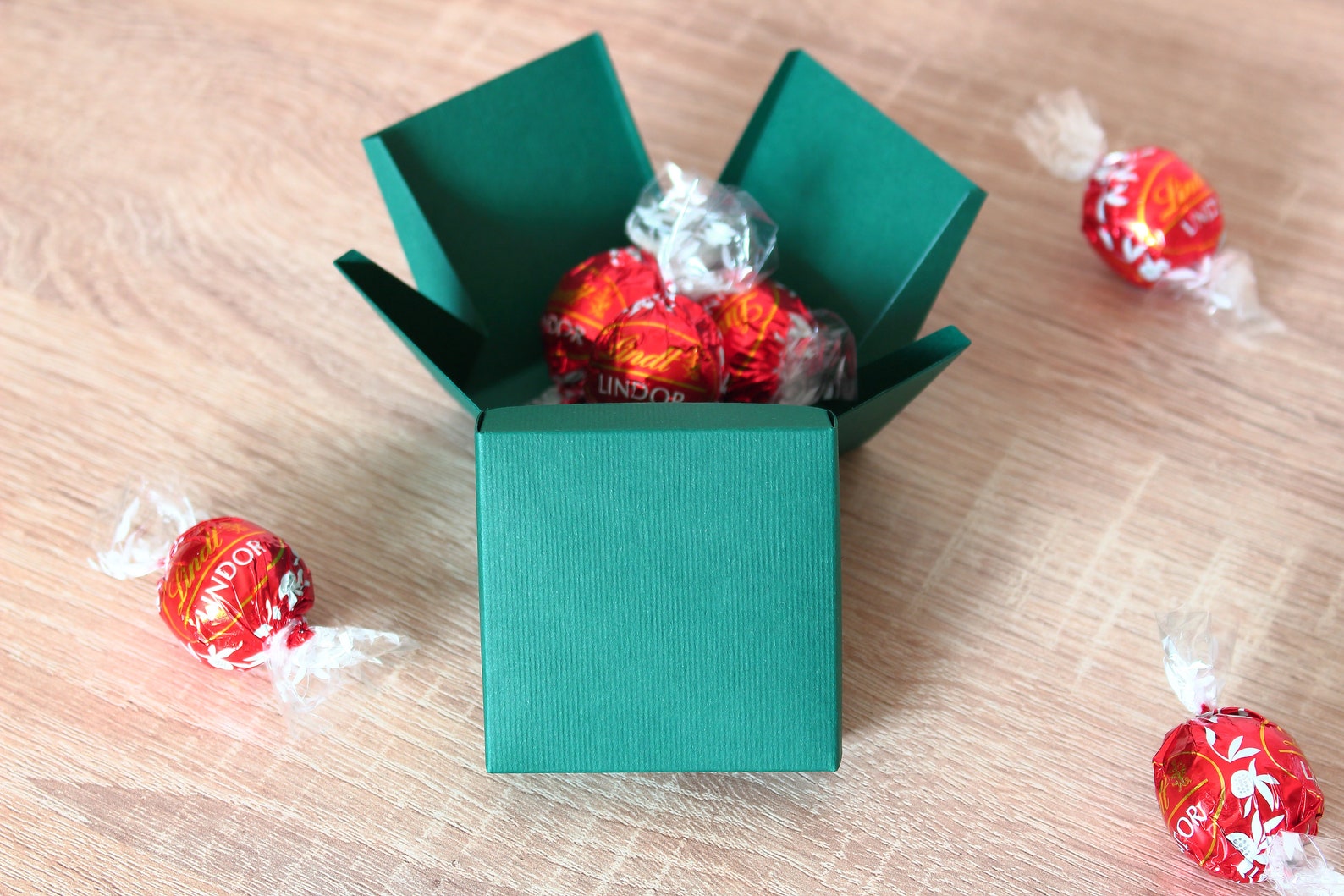 25 Small Boxes green Party Favor Boxes With Lids Plain Etsy